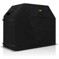 Bilot Home 64 Inches Burner Gas Grill Cover Heavy Duty Fits Most Brands of Grill - 600D Waterproof BBQ Grill Cover + Storage Bag(UV & Dust & Water Resistant Weather Resistant Rip Resistant)Black