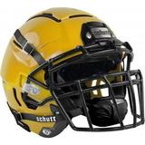 Schutt F7 VTD Adult Football Helmet with Carbon Steel Mask (Gold L Black ROPO-NB)