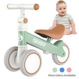 Sejoy Baby Balance Bike Toddler Bike for 1 year old Boy and Girl Toddler Bicycle Toy Bikeï¼ŒBaby Walker Ride on Bike 12 24 Months 3 Wheels No Pedal Infant Balance Bicycle First Bike Gift Green