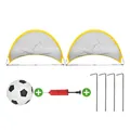 Filet de but de Football pliable Kit de 2 pièces tente jouets de jeu d'intérieur et d'extérieur