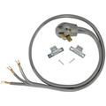 Certified Appliance Accessories 90-1050 3-Wire Open-Eyelet 40-Amp Range Cord 4ft