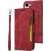 Samsung Galaxy S23 Plus Wallet Case PU Leather Folio Kickstand Card Slots Cover for Samsung Galaxy S23 Plus Book Folding Flip Case Protective Cover for Samsung Galaxy S23 Plus Red