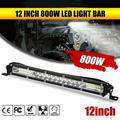 1pcs LED Lighr Bar 12 Inch 78W Spot Flood Combo LED Work Light White Head Lamp Driving OffRoad Waterproof Lights compatible Fit For Jeep Kia Land Rover Lexus