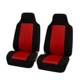 2 Seats Car Seat Cover Universal Auto Seat Cover Durable Wear Resistant Car Interior Accessory Car Seat Protector Mat (Red)