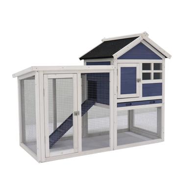 Wooden Pet House with Doors