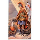 St. Florian Firefighter s Prayer holy card - laminated - Pack of 25