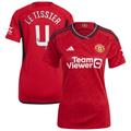 "Maillot Manchester United WSL adidas Domicile 2023-24 - Femme avec flocage Le Tissier 4 - Homme Taille: XS"