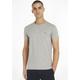 T-Shirt TOMMY HILFIGER "T-Shirt RH Stretch Slim" Gr. XXL, grau (grey melange) Herren Shirts T-Shirts