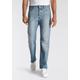 Straight-Jeans LEVI'S "501 ORIGINAL" Gr. 34, Länge 36, blau (stretch it out) Herren Jeans Straight Fit mit Markenlabel Bestseller