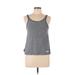 Nike Active Tank Top: Gray Activewear - Women's Size Large