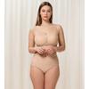 Bügelloser BH TRIUMPH "Shape Smart P", Damen, Gr. 4, N-Gr, beige (neutral beige), Microtouch, Obermaterial: 51% Polyamid, 25% Polyester, 24% Elasthan, unifarben, casual, BHs, glättend und schmeichelnd