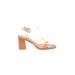 Shein Heels: Brown Color Block Shoes - Women's Size 7 1/2