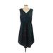Shein Casual Dress V Neck Sleeveless: Teal Dresses - Women's Size 1