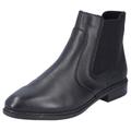 Chelseaboots RIEKER Gr. 41, schwarz Damen Schuhe Reißverschlussstiefeletten