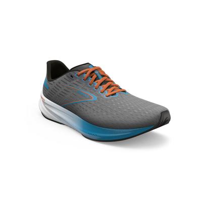 Brooks Hyperion 2 Running Shoes - Men's Grey/Atomic Blue/Scarlet 10.5 Medium 1104071D020.105