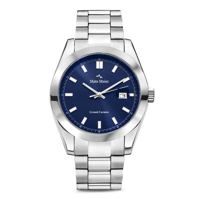 Mats Meier Herrenuhr Grand Cornier silber - edelstahl Silber Herren Image