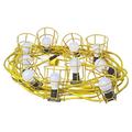 Faithfull Power Plus FPPSLFESTLED Festoon Lights Low Energy 10 LED Bulbs 110V 22m