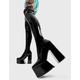 Lamoda Women`s Late Night Vibes Platform Thigh High Boots Size UK 5