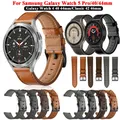 Bracelet en cuir pour Samsung Galaxy Watch Bracelet intelligent Bracelet classique 5 Pro 45mm