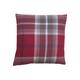"Extra large 24\" x 24\" Balmoral Christmas Red Beige Tartan plaid tweed check Country cushion cover"