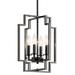 Kichler Downtown Deco 4 Light 12" Wide Taper Candle Pendant