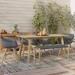 Wyndenhall Eurofar Contemporary 6 Piece Outdoor Dining Set