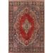 Pre-1900 Antique Mahal Persian Large Area Rug Handmade Wool Carpet - 10'7"x 14'2"