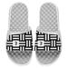 Men's ISlide Black Juventus Woven Pattern Slide Sandals