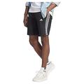 adidas Men's Essentials Fleece 3-Stripes Shorts Freizeit, Black, 3XL Tall 2 inch (Plus Size)