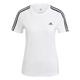 adidas GL0783 W 3S T T-Shirt Damen White/Black Größe M/S