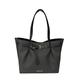 Michael Kors Emilia Large Leather Tote Bag, Black Signature