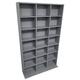 WATSONS PIGEON HOLE - 588 CD / 378 DVD Blu-ray Media Storage Unit - Grey