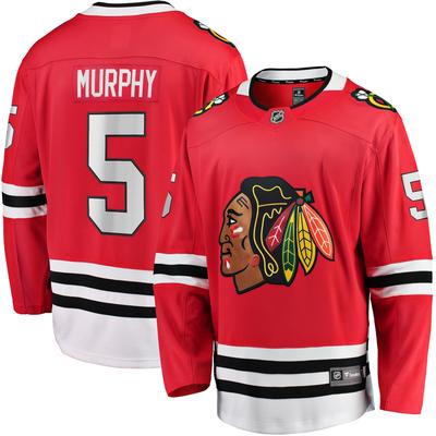 Chicago Blackhawks Fanatics Branded Home Breakaway Jersey - Red - Connor Murphy - Mens Image