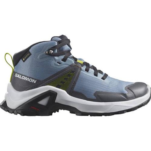 SALOMON Kinder Trekkingstiefel SHOES X RAISE MID GTX J Faded/Indigo Bun, Größe 36 in Faded Denim/Indigo Bunting/Acid Lim