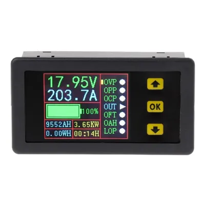 Multimètre LCD numérique pour garçons puissance d'ampérage CC capacité de la batterie