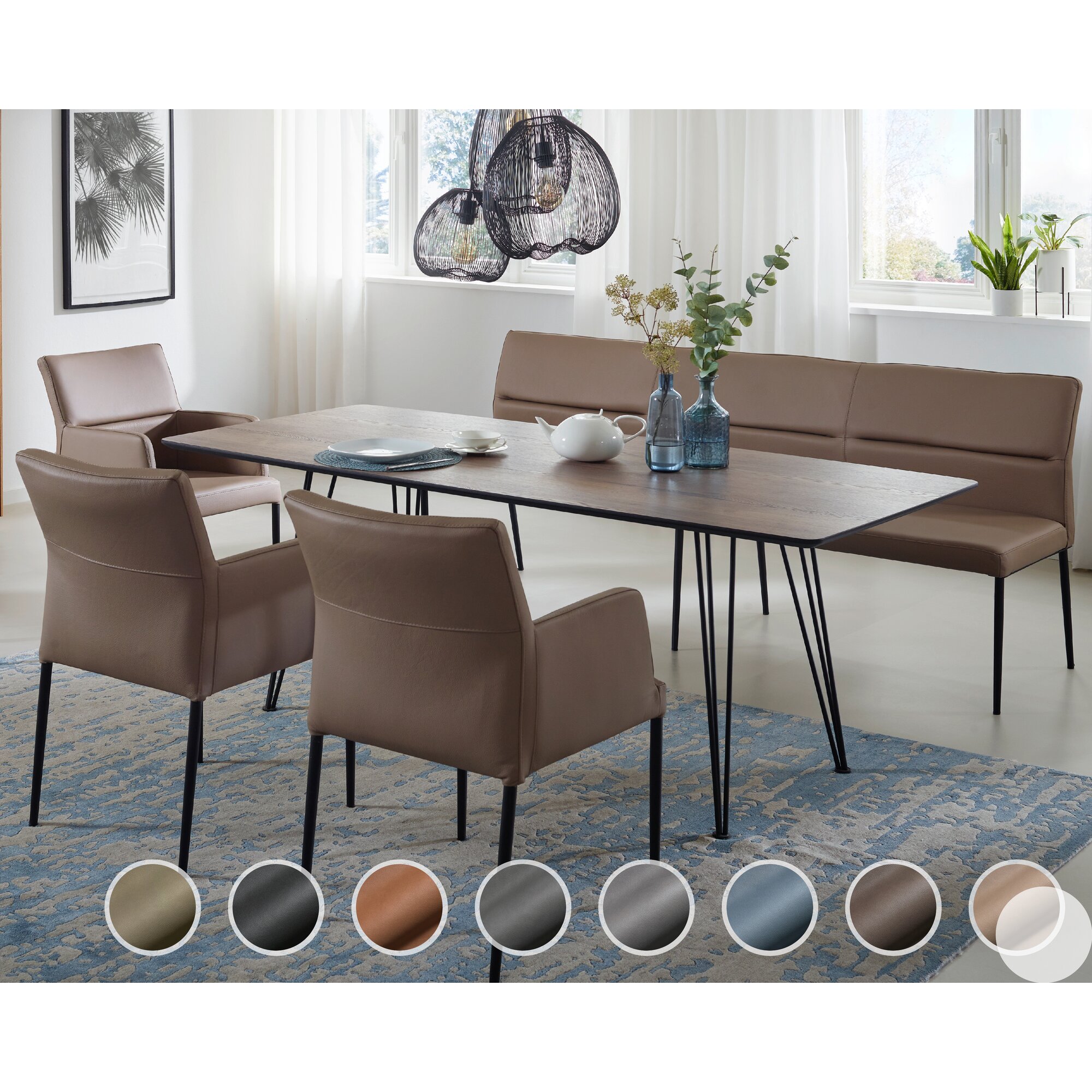 Schösswender »Lyon« Essgruppe Gavin 203 dunkelbraun