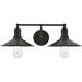 Elegant Lighting Etude 2 Light 21" Wide Bathroom Vanity Light