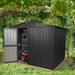 8.2x 6.2 FT Outdoor Storage Shed Metal Garden Shed