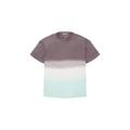 TOM TAILOR Jungen 1036495 Kinder Oversized T-Shirt mit Muster, 31740-Grey Aqua Dip Dye, 176