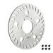 Ulip 140mm Disc Brake Rotor Electric Scooter Disc Brake Pad Stainless Steel with 6 Bolts Compatible with GT1GT2 Electric Scooters