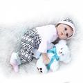 21.65inch/55CM Soft Body Reborn Baby Doll Lifelike Reborn Baby Dolls Realistic Newborn Baby Dolls Soft Body for Toddler Babies Toy Gift Set for Kids