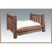 Montana Woodworks Homestead Collection Pet Bed with 30x40 Mattress Stained and Lacquered