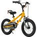 Royalbaby Freestyle 7 Kids Bike Toddlers 16 Inch Wheel Dual Handbrakes Bicycle Beginners Boys Girls Ages 3-5 Years Kickstand and Water Bottle Included Yellow