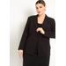 Plus Size Women's The 365 Suit Patch Pocket Blazer by ELOQUII in Ocean Cavern (Size 22)