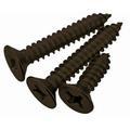 Amerock Mixed Bag 24 - #5 X 5/8 and 36 - #4 X 1/2 Flat Head Antique Brass Screws Bag of 60