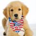 SRstrat 4th Of July Dog Bandanas American Flag Dog Bandana Large American Flag Scarf For Large Small To Medium Dogs American Flag Dog Premium Durable Fabric Dog Bib Dog Square