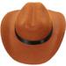 Cowboy hat for dog Non-woven Dog Hat Delicate Pet Hat Decor Decorative Puppy Cowboy Hat Kitten Accessory