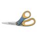 Westcott Non-Stick Titanium Bonded Scissors 8 Long 3.25 Cut Length Gray/Yellow Offset Handle (14850)