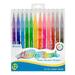 Bazic Fine Tip Washable Brush Markers Assorted Color - Set of 12