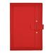 Warkul Journal Notebook for School Notebook Faux Leather Thickened Paper Creative Strip Buckle Design Notebook for Home School Office Use
